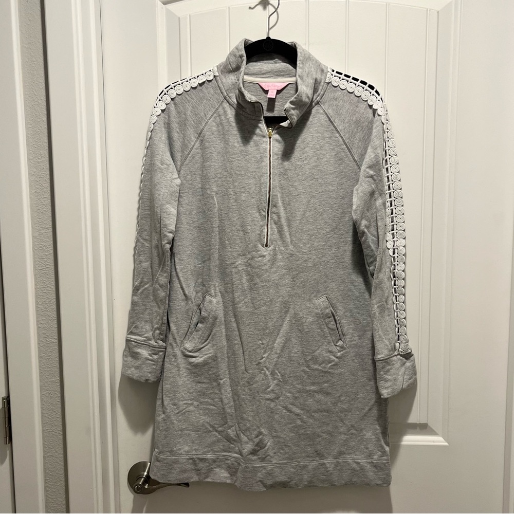 Lilly Pulitzer Long Sleeved 1/4 Zip Jacket